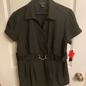 NWT Style &Co Black Dress Shirt.